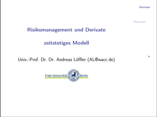 Thumbnail für Zeitstetiges Modell