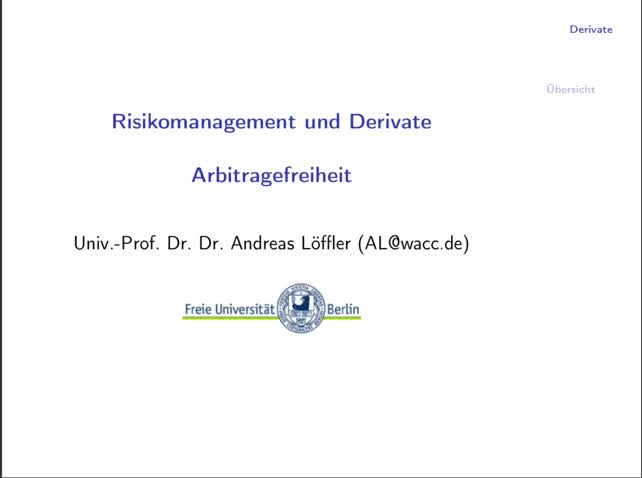 Thumbnail für Arbitragefreiheit