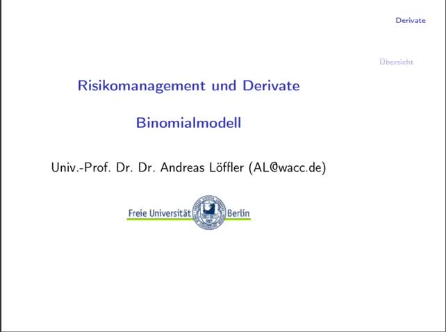 Thumbnail für Binomialmodell