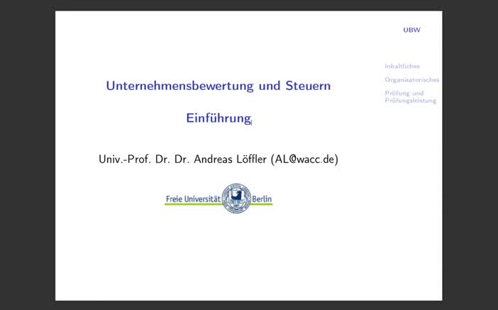 Thumbnail for UBW00: Einführung